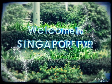 Der tropische Eingang zum Park des Singapore Flyer - © Planätive